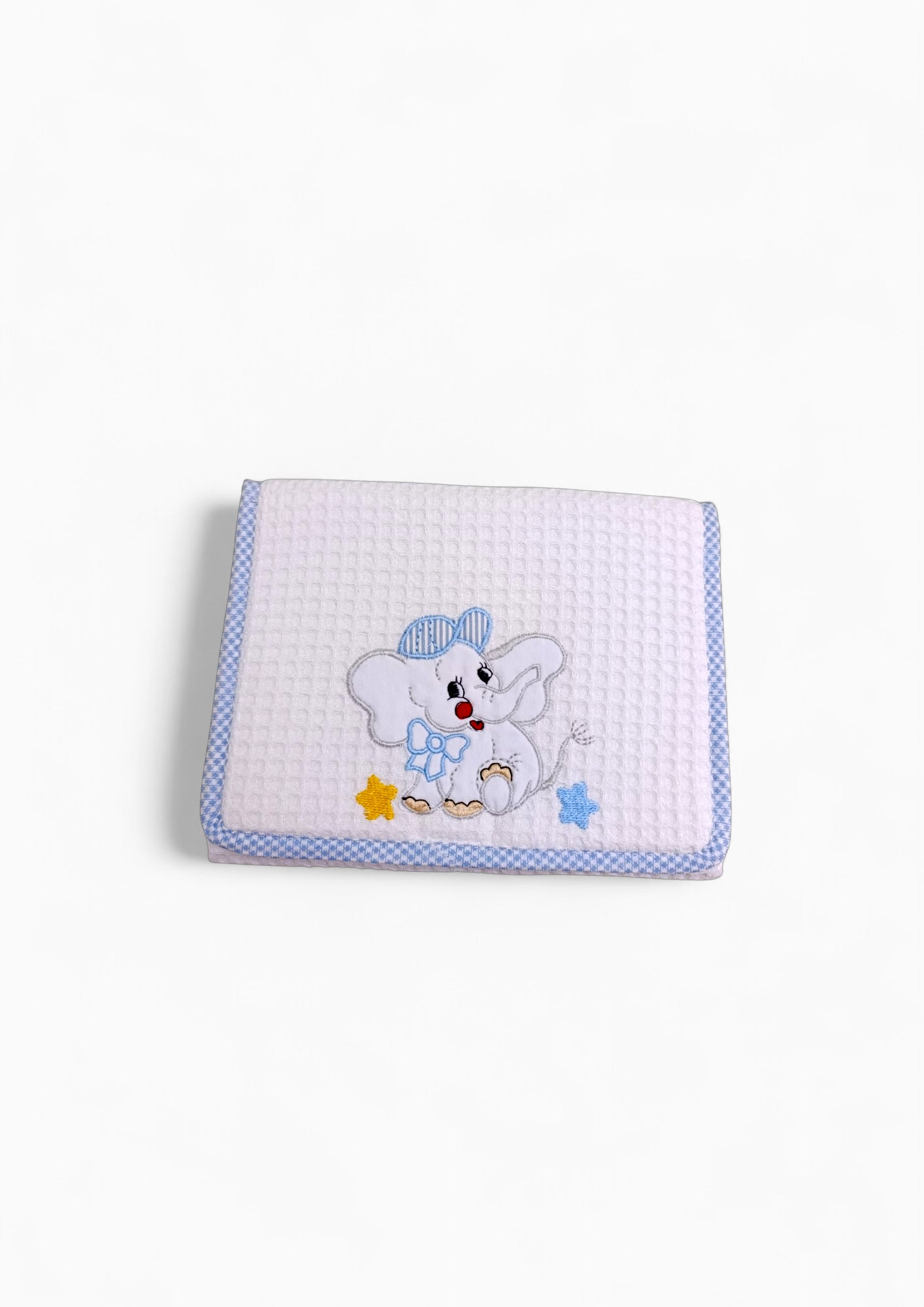 Fasciatoio portatile personalizzato in cotone goffrato, ideale per il cambio fuori casa. Pieghevole e compatto. 