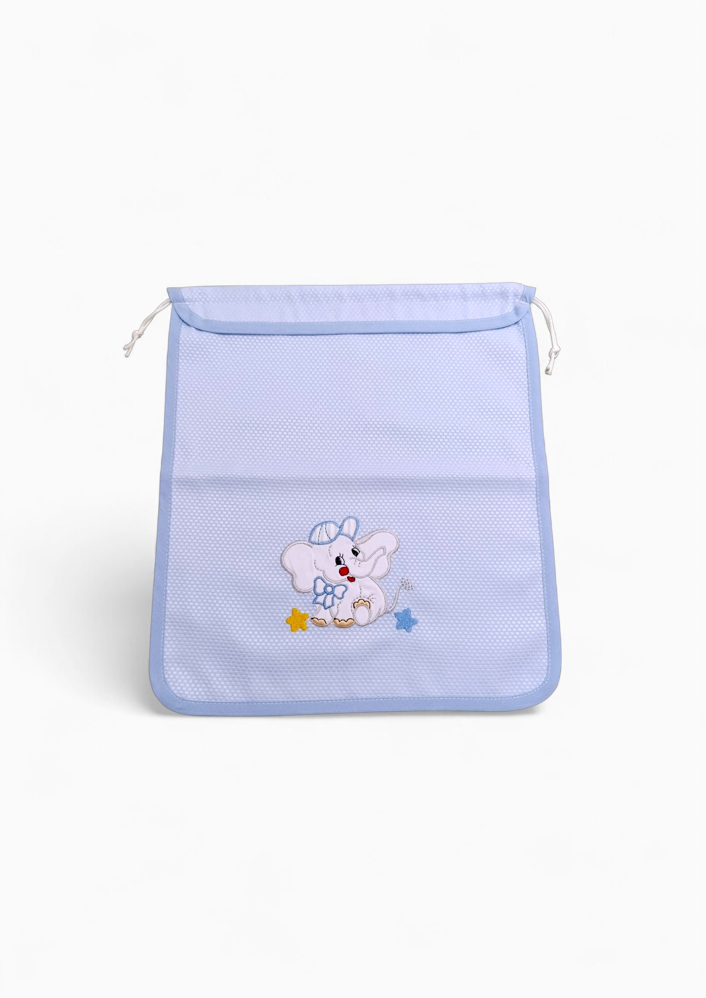 Sacchetto in cotone 100% per il cambio dei bambini,  con ricamo e nome personalizzato, ideale per asilo e viaggi